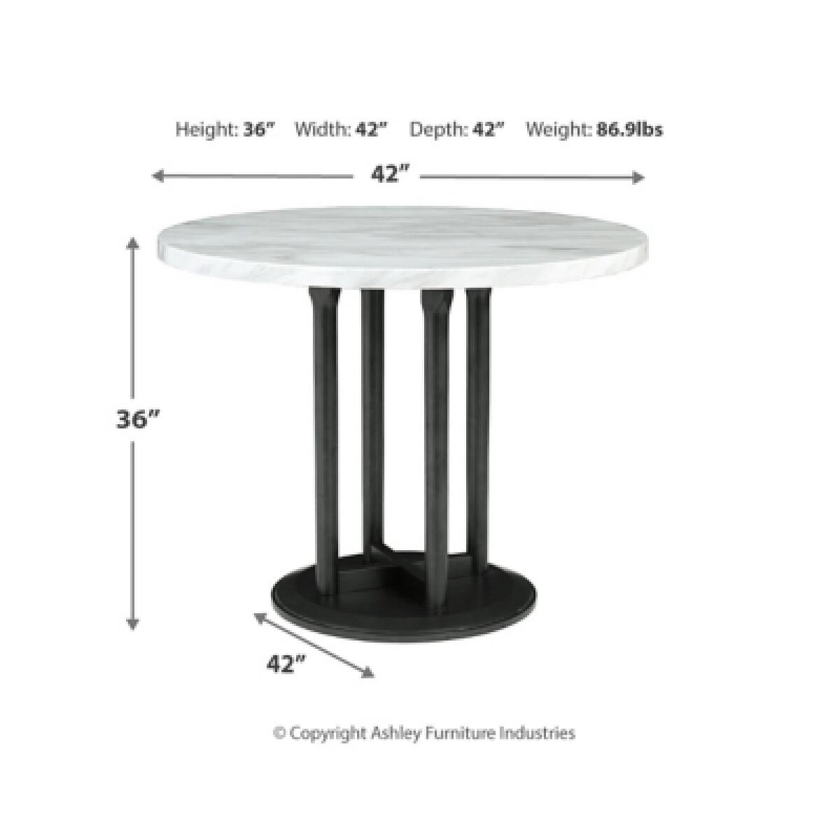Centiar Counter Height Dining Table Dining Tables Ashley Furniture 9