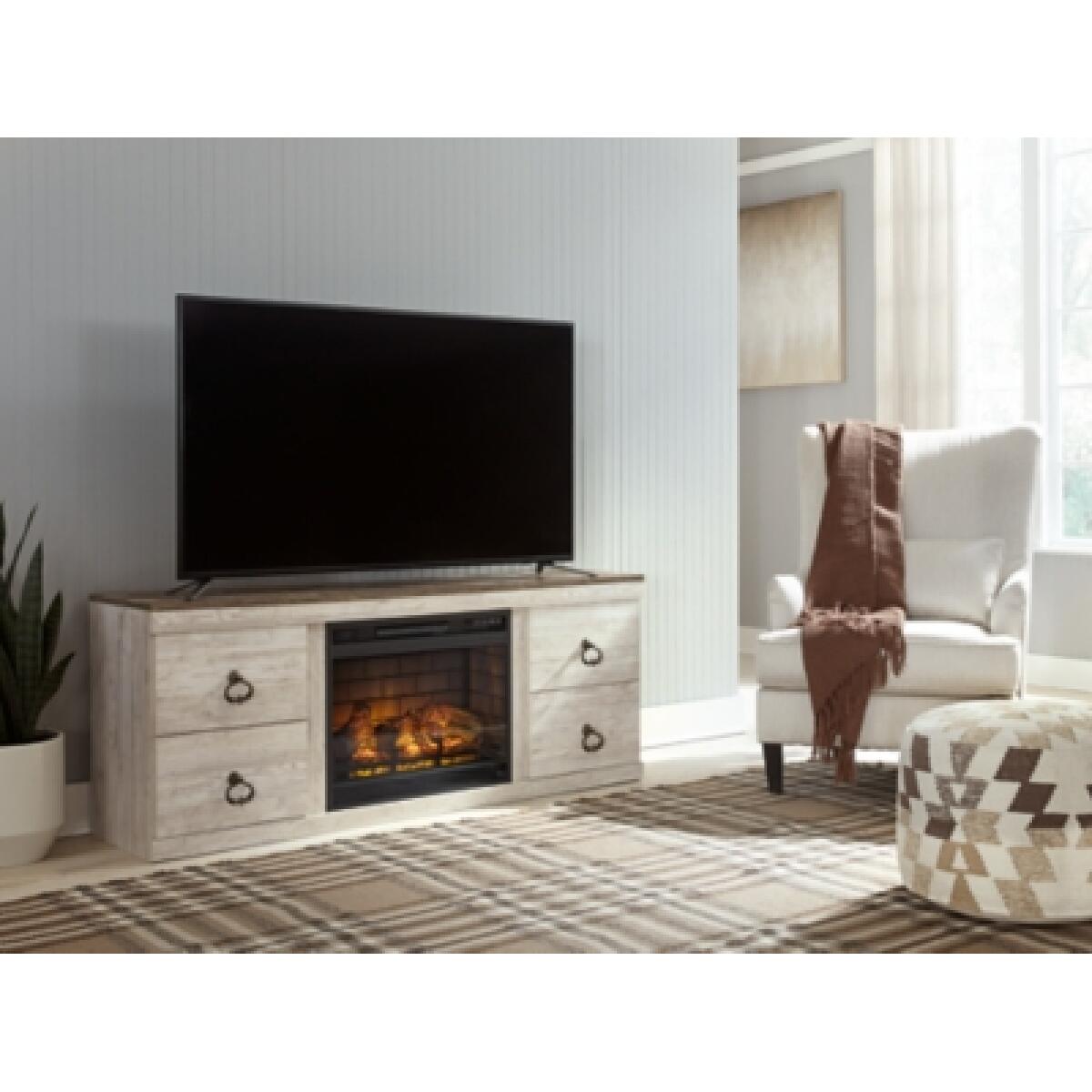 Willowton TV Stand with Electric Fireplace Fireplaces Ashley Furniture 4