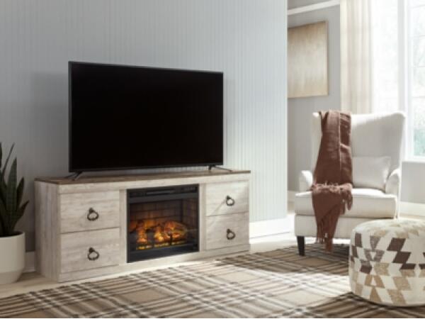 Willowton TV Stand with Electric Fireplace Fireplaces Ashley Furniture 6