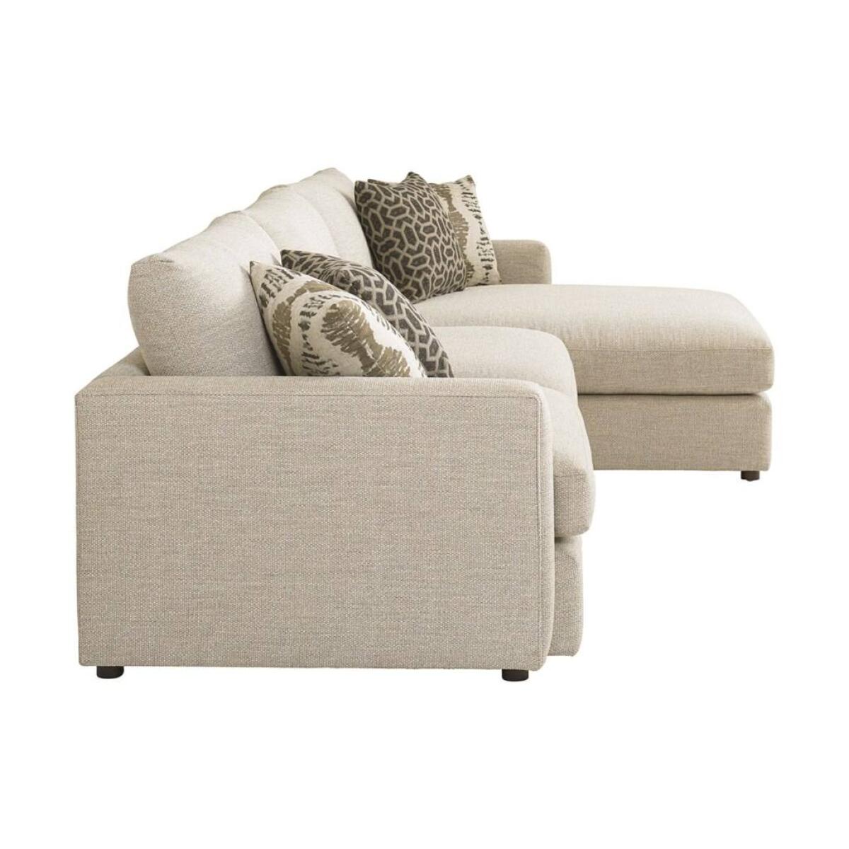 Allure Contemporary Sectional with Right Arm Facing Chaise Sectionals Bassett Furniture 5