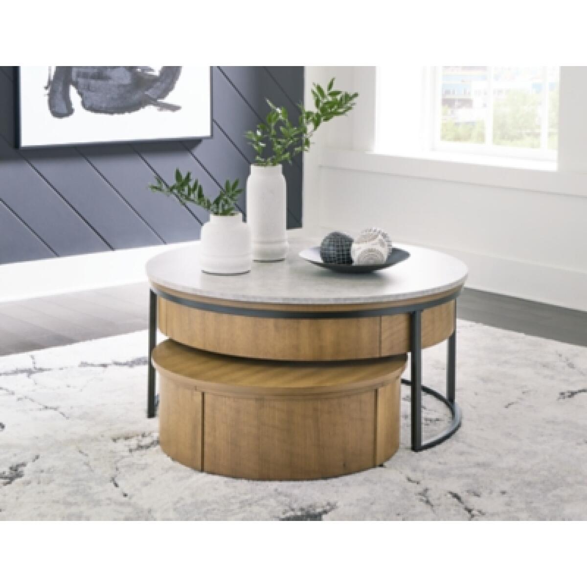 Fridley Nesting Coffee Table (Set of 2) Cocktail & Coffee Tables Ashley Furniture 12