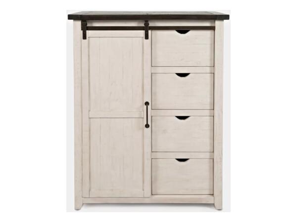 Madison County Door Chest Vintage White Finish Chests Jofran