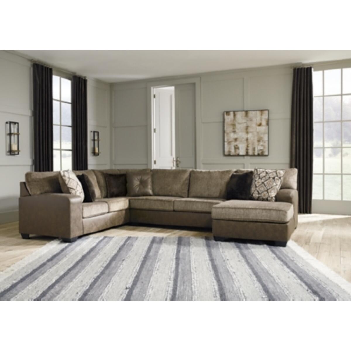 Abalone 3-Piece Sectional with Chaise Sectionals Ashley Furniture 11