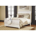 Willowton Queen Sleigh Bed Beds Ashley Furniture 11