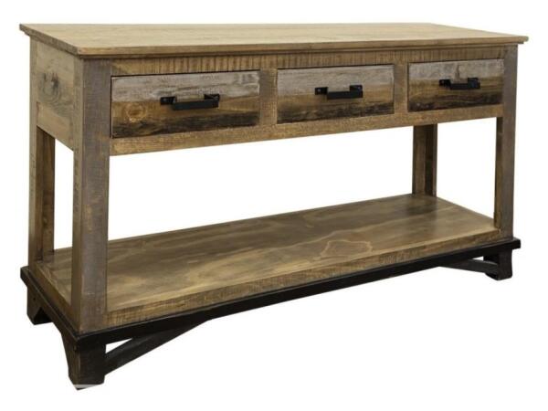 Loft Brown Sofa Table Sofa Tables International Furniture Direct
