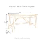Baldridge Home Office Desk Desks Ashley Furniture 33