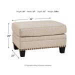Claredon Ottoman Ottomans & Poufs Ashley Furniture 23