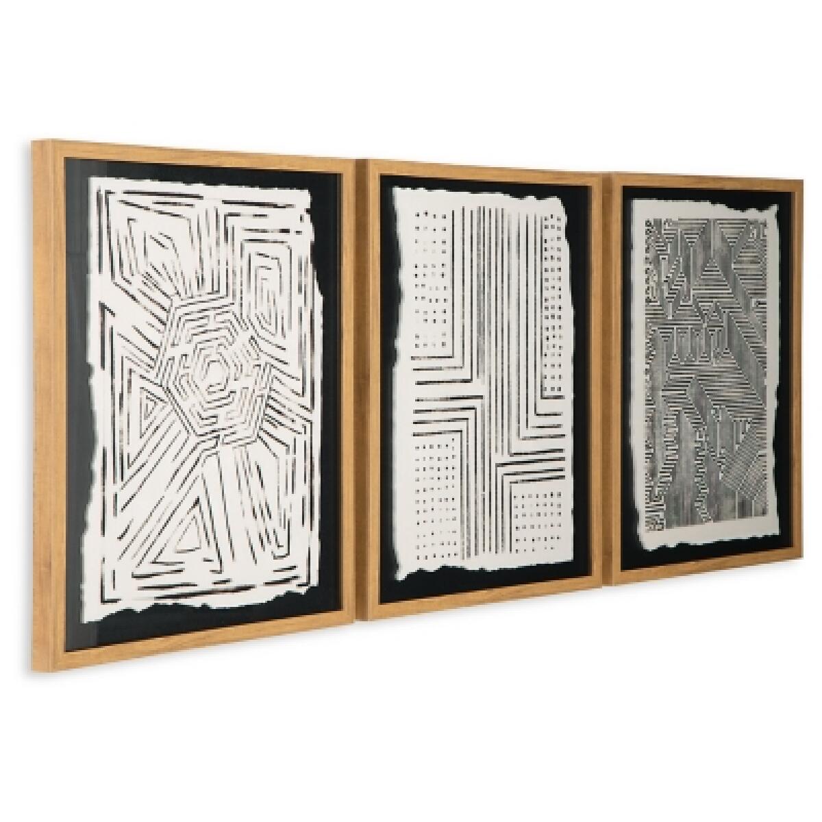 Wonderstow Wall Art (Set of 3) Art Ashley Furniture 13