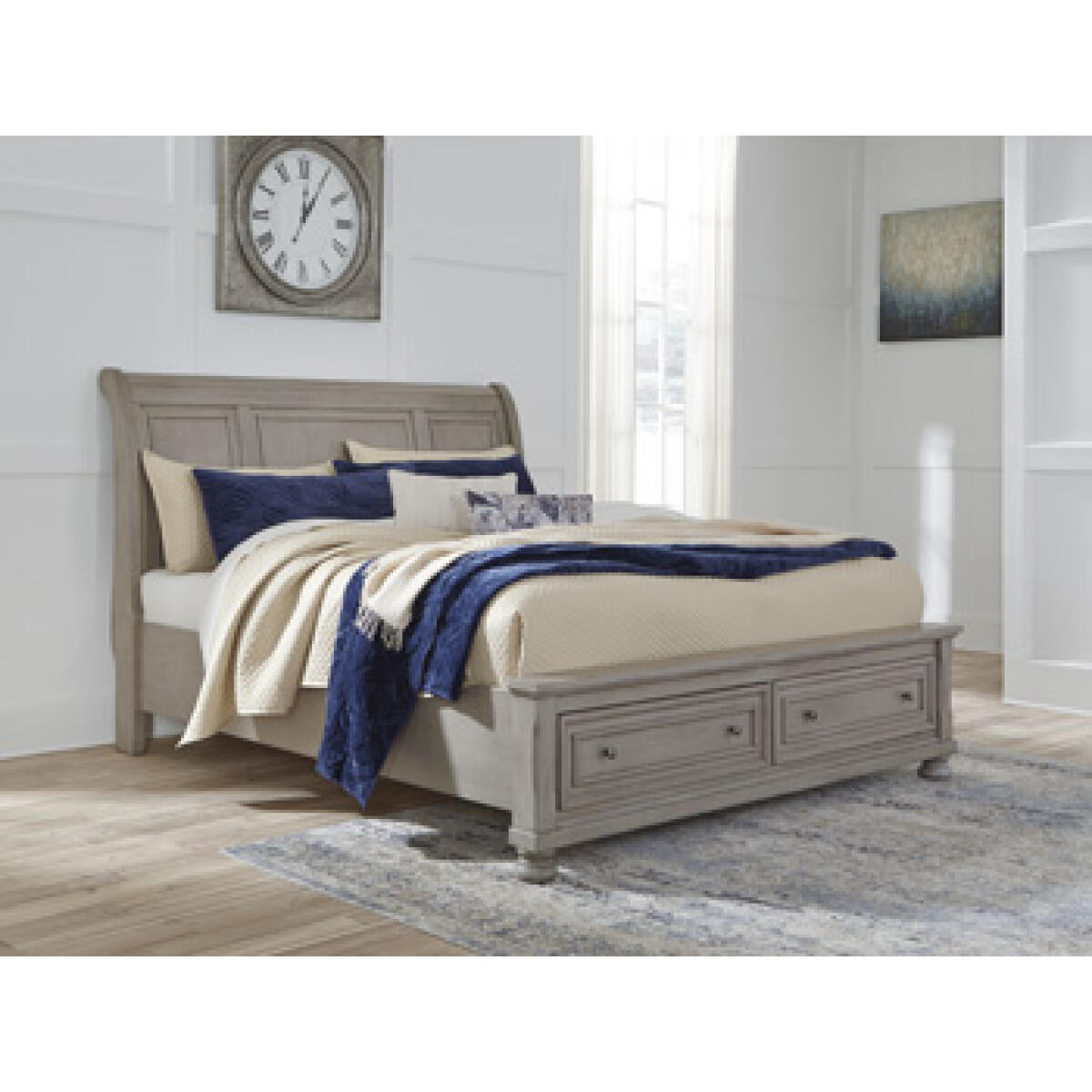 Lettner King Panel Storage Bed Beds Ashley Furniture 4
