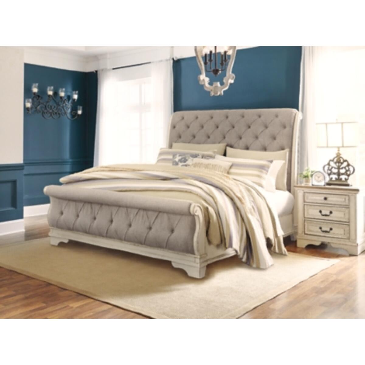 Realyn California King Sleigh Bed Beds Ashley Furniture 21