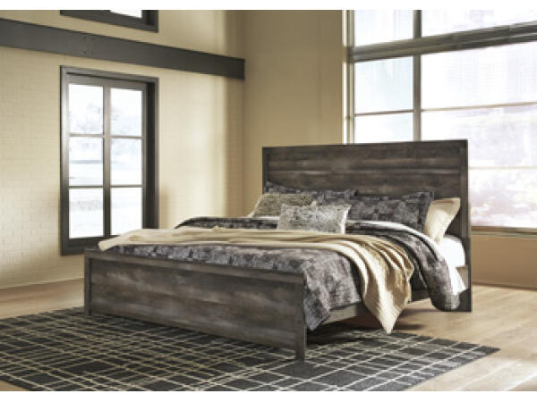 Wynnlow Queen Upholstered Poster Bed Beds Ashley Furniture 11