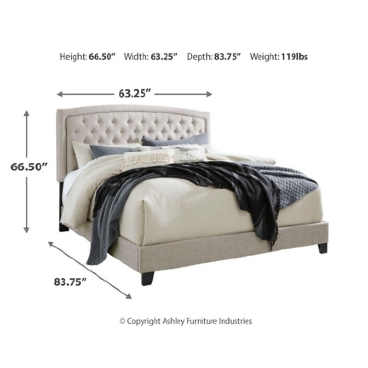 Jerary Queen Upholstered Bed Beds Ashley Furniture 12