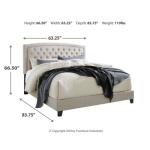 Jerary Queen Upholstered Bed Beds Ashley Furniture 19