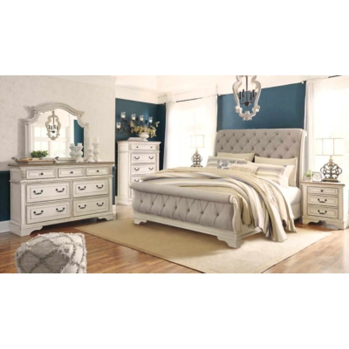 Realyn California King Sleigh Bed Beds Ashley Furniture 22