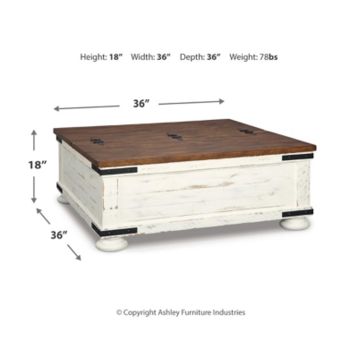 Wystfield Coffee Table Cocktail & Coffee Tables Ashley Furniture 18