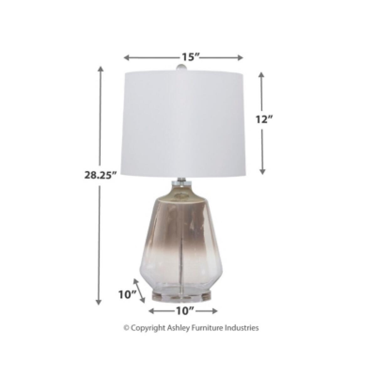Jaslyn Table Lamp Lighting Ashley Furniture 9