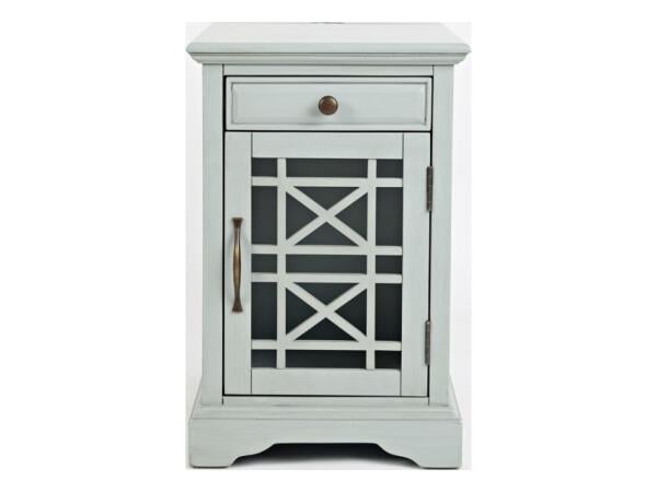 Craftsman Blue Power Chairside Table End tables Customizable