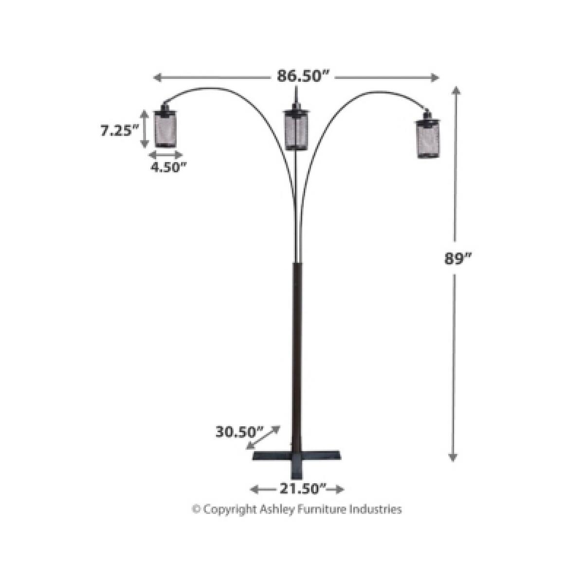 Maovesa Floor Lamp Lighting Ashley Furniture 11