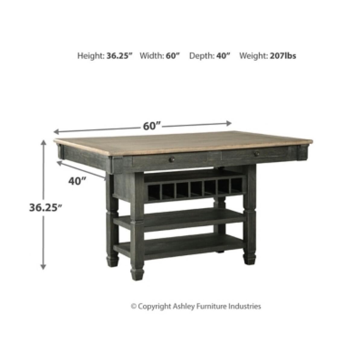 Tyler Creek Counter Height Dining Table Dining Tables Ashley Furniture 13