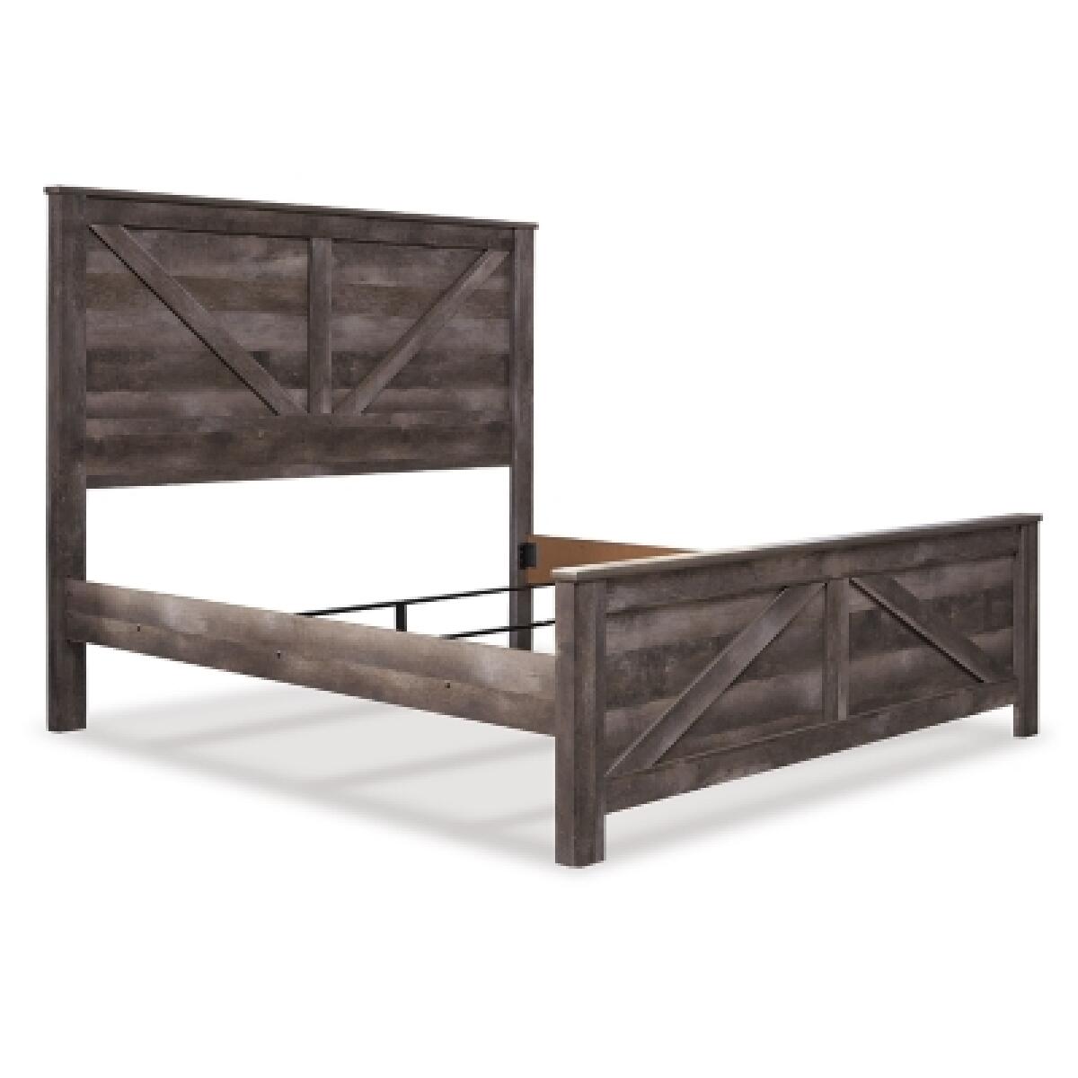 Wynnlow King Crossbuck Panel Bed Beds Ashley Furniture 16