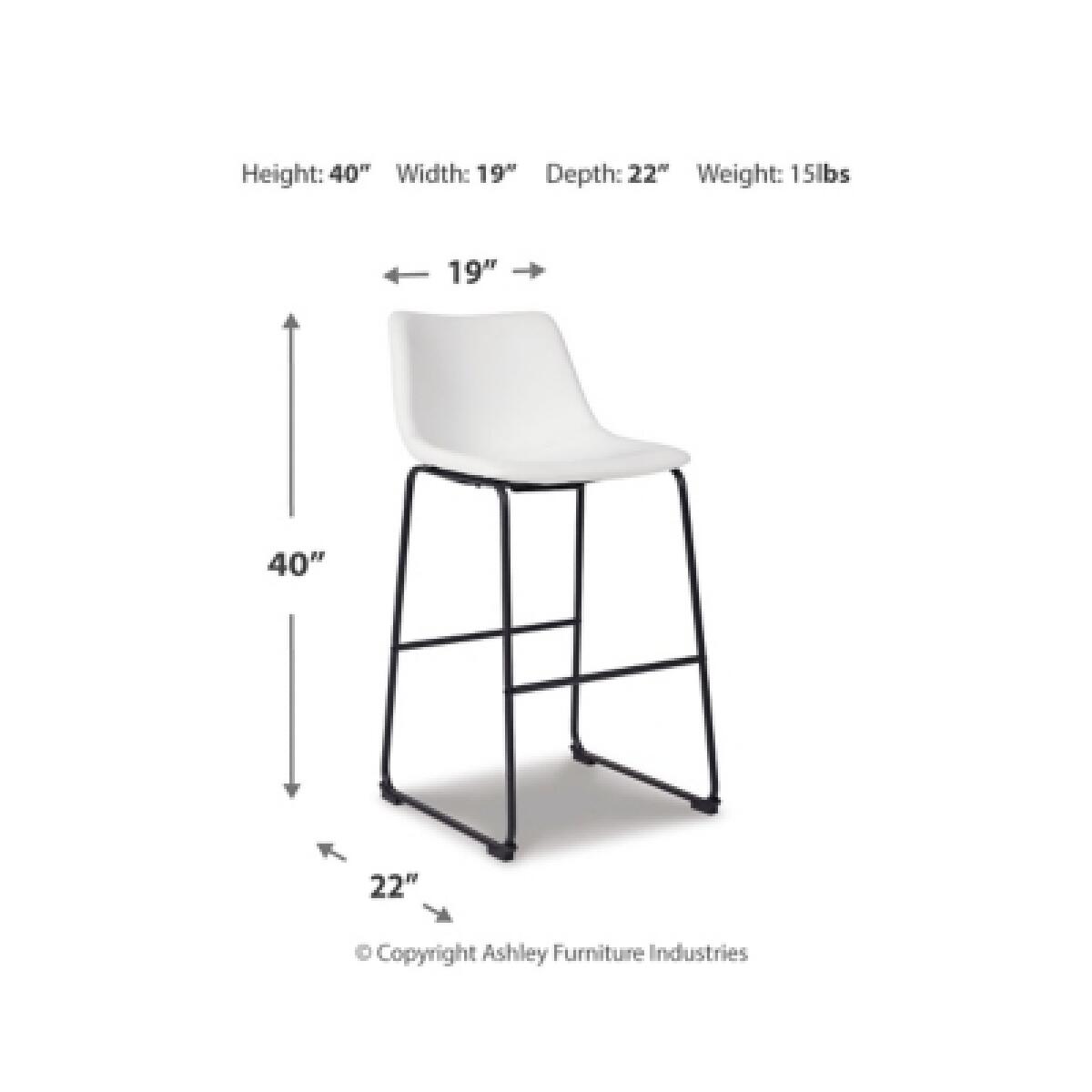 Centiar Pub Height Bar Stool Barstools Ashley Furniture 16