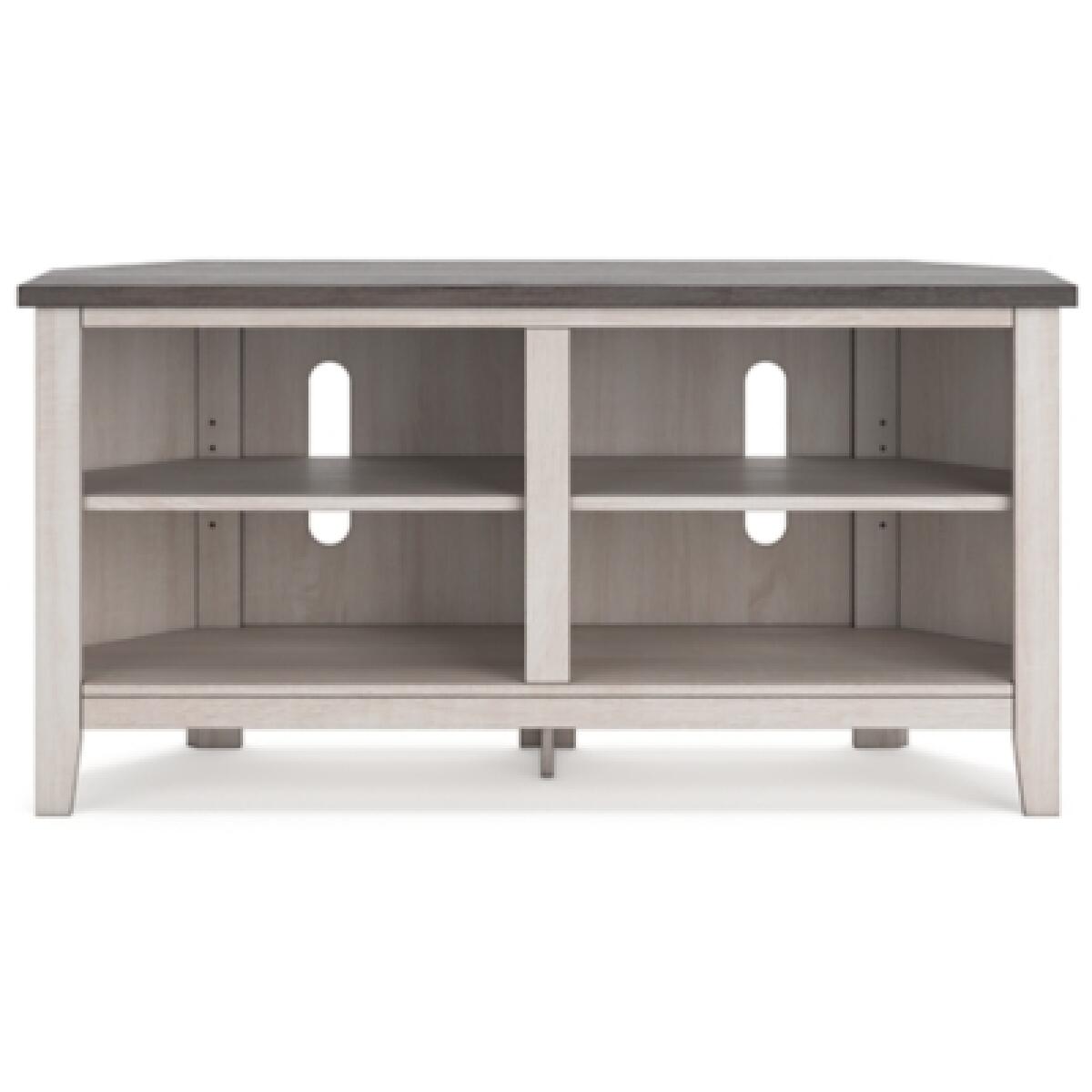 Dorrinson Corner TV Stand Entertainment Stands Ashley Furniture 15