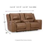 Trasimeno Power Reclining Loveseat with Console Loveseats Ashley Furniture 29
