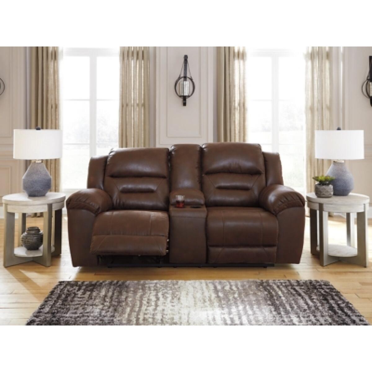 Stoneland Reclining Loveseat with Console Loveseats Ashley Furniture 13