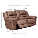Stoneland Reclining Loveseat with Console Loveseats Ashley Furniture 23