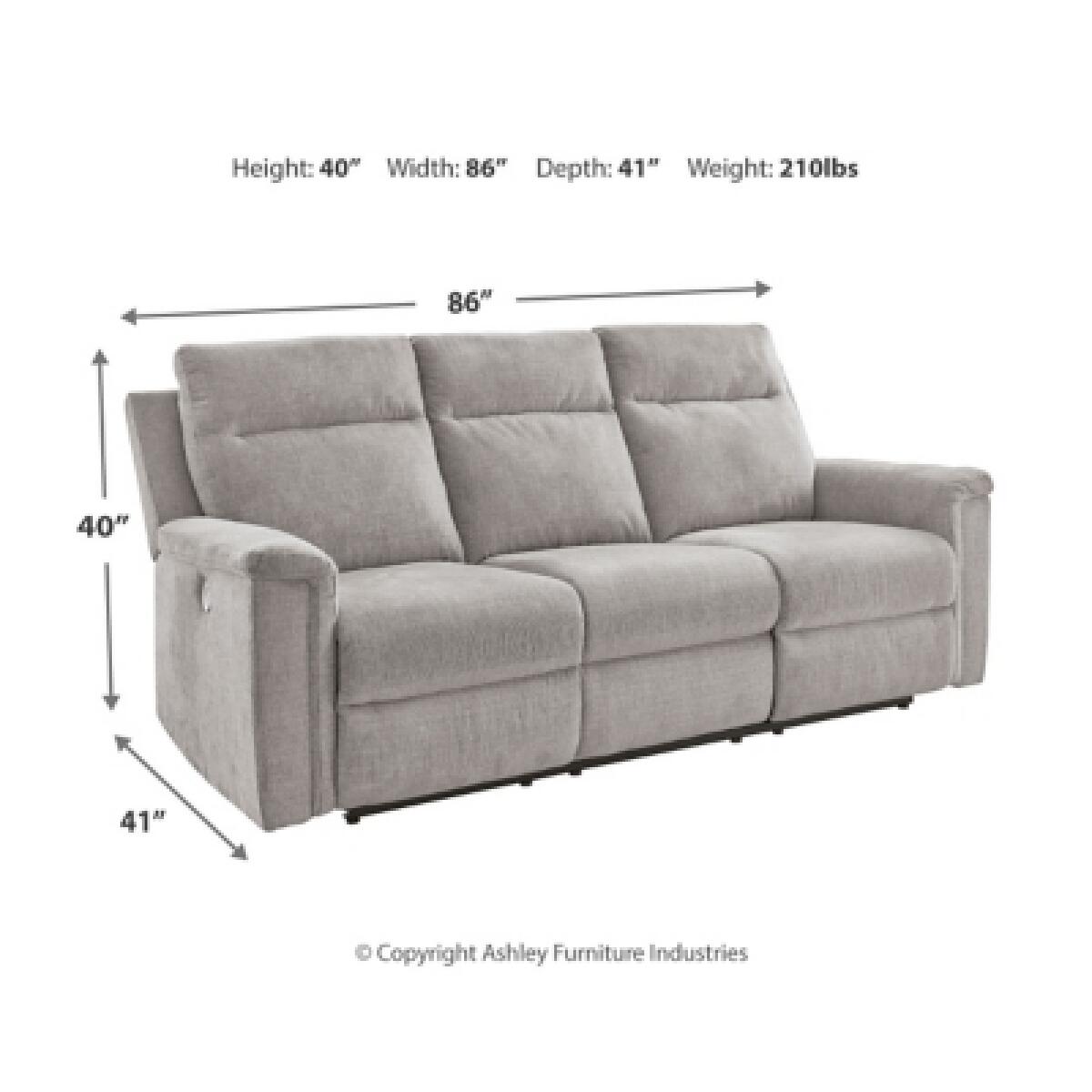 Barnsana Power Reclining Sofa Sofas Ashley Furniture 14