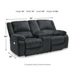 Draycoll Power Reclining Loveseat with Console Loveseats Ashley Furniture 21
