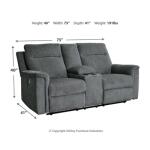 Barnsana Power Reclining Loveseat with Console Loveseats Ashley Furniture 25