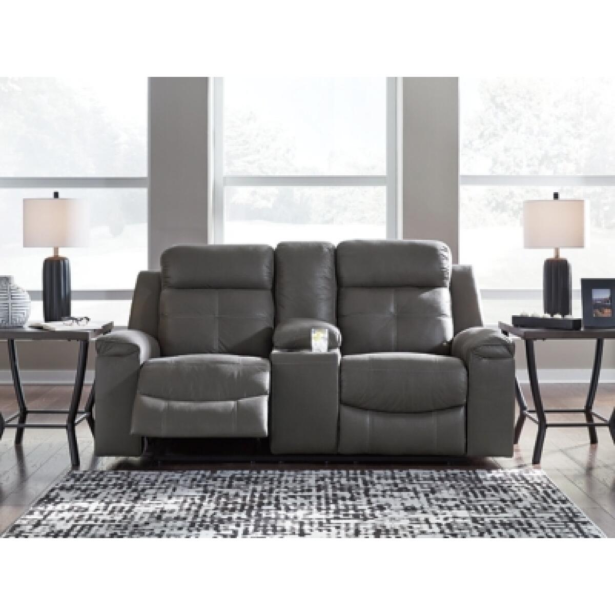 Jesolo Reclining Loveseat with Console Loveseats Ashley Furniture 11