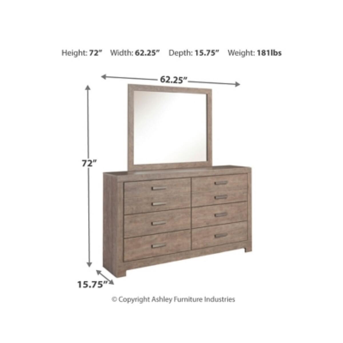 Culverbach Dresser and Mirror Dressers Ashley Furniture 14