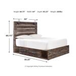 Drystan Queen Panel Bed with 4 Storage Drawers Beds Ashley Furniture 19