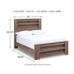 Zelen Full Panel Bed Beds Ashley Furniture 27