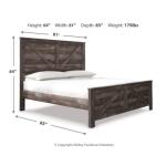Wynnlow King Crossbuck Panel Bed Beds Ashley Furniture 25