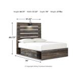 Drystan Full Panel Bed with 4 Storage Drawers Beds Ashley Furniture 21
