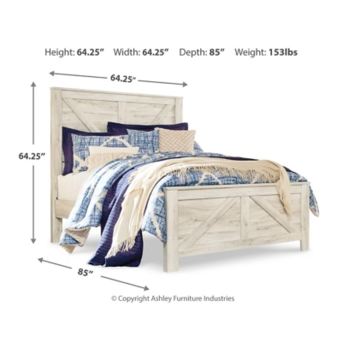 Bellaby Queen Crossbuck Panel Bed Beds Ashley Furniture 15
