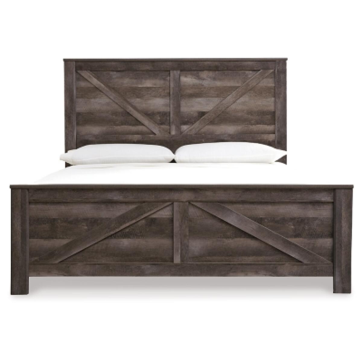 Wynnlow King Crossbuck Panel Bed Beds Ashley Furniture 18