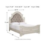Realyn Queen Upholstered Panel Bed Beds Ashley Furniture 19