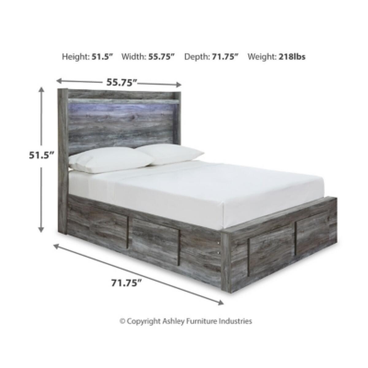 Baystorm Full Panel Bed with 6 Storage Drawers Beds Ashley Furniture 15