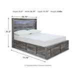 Baystorm Full Panel Bed with 6 Storage Drawers Beds Ashley Furniture 25