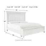 Kanwyn King Panel Bed with Storage Bench Beds Ashley Furniture 35