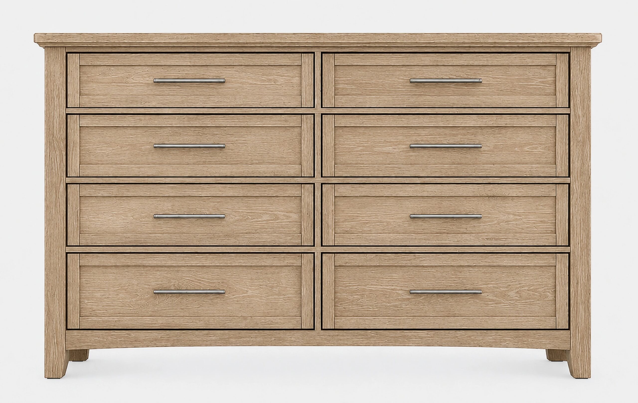 Jamestown Oak Triple Dresser - 8 Drwr - BB31-002