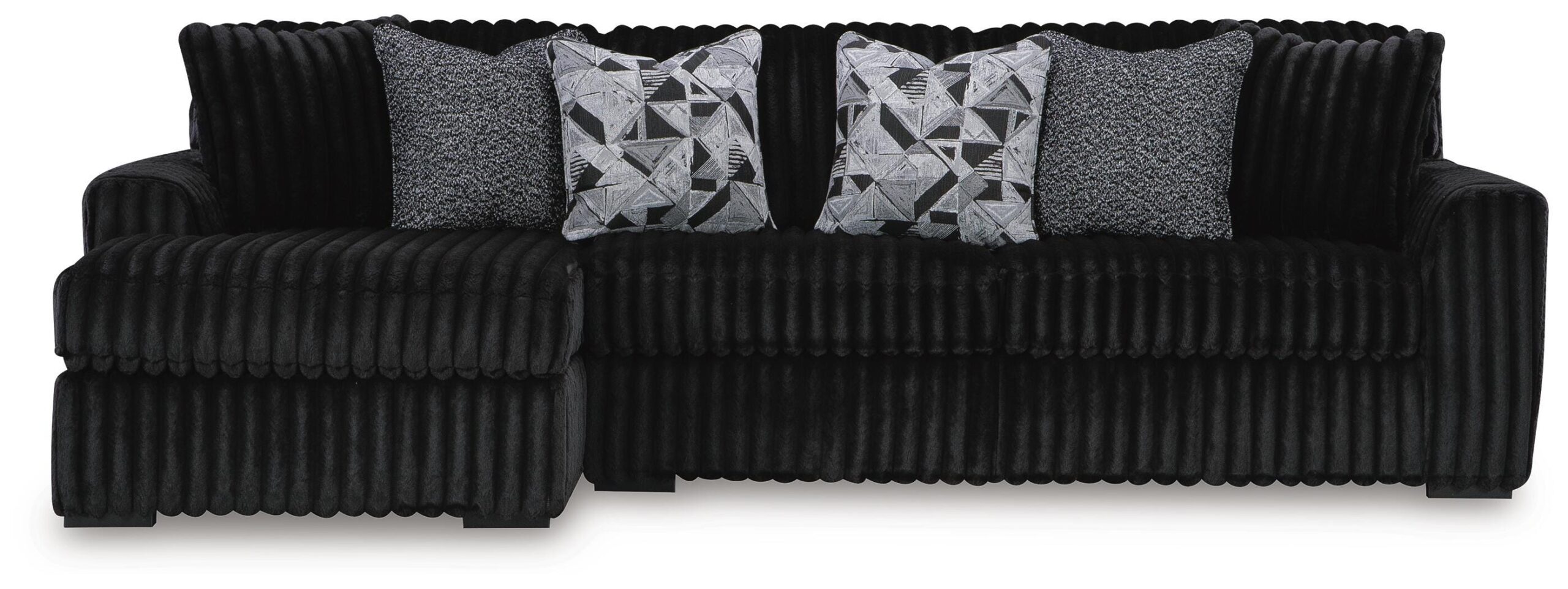 Midnight-Madness 3-Piece Sectional with Chaise