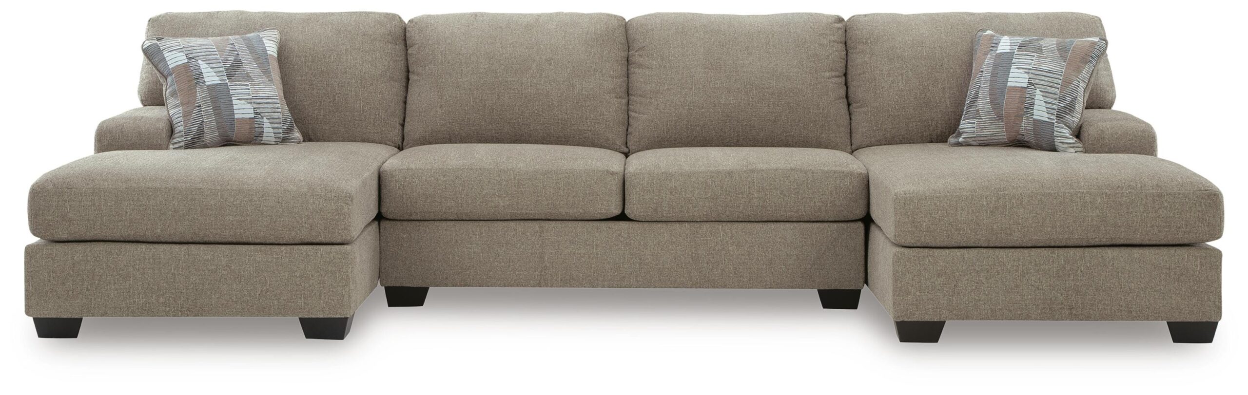 Newellen 3-Piece Sectional with Double Chaise
